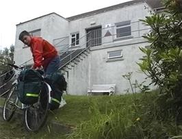 Kieron at Armadale youth hostel